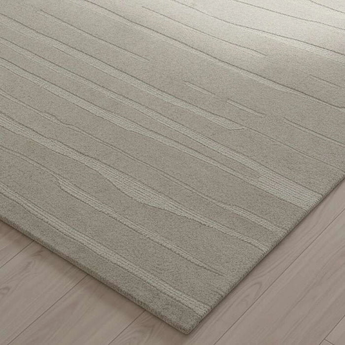 Terrain Border Handmade Premium Wool Rug 200X300Cm - Beige