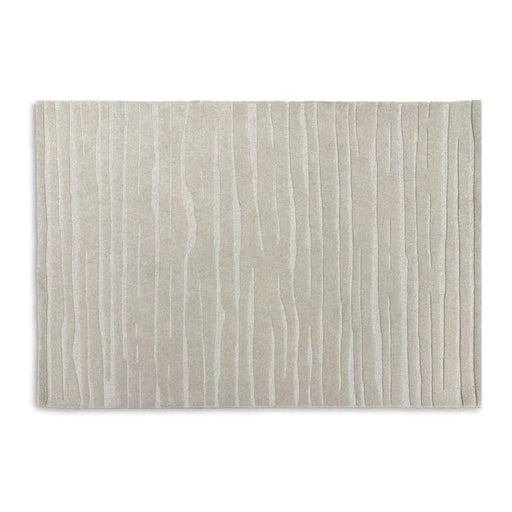 Terrain Border Handmade Premium Wool Rug 200X300Cm - Beige PAN HOME
