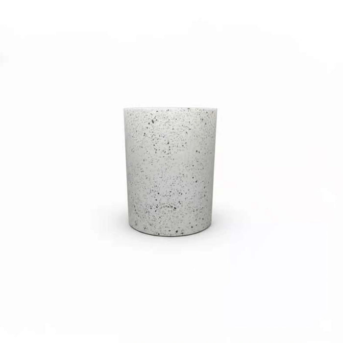 Terrazzo Bathroom Bin 19.8X19.8X25.8Cm-White