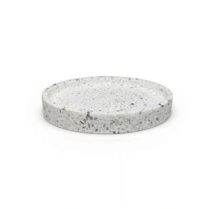 Terrazzo Soap Dish 15.2X10.2X2.6Cm - White