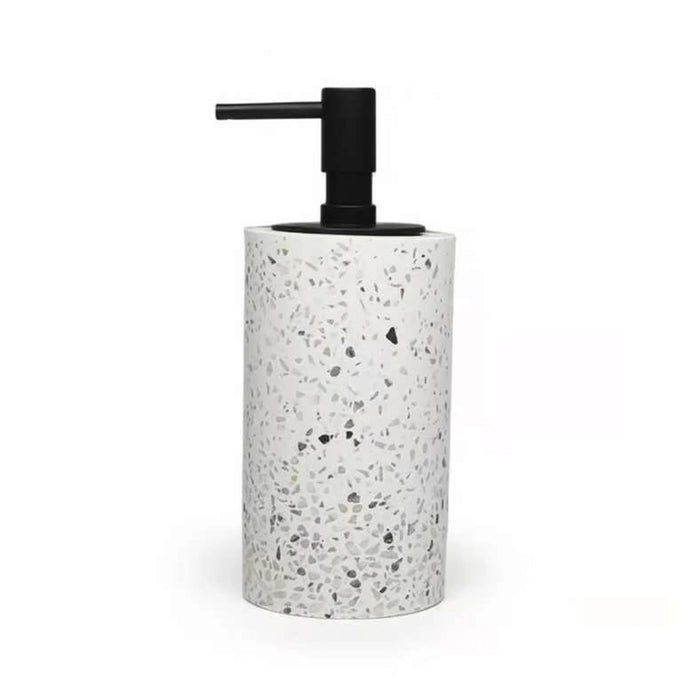 Terrazzo Soap Dispenser 13.6X7.5X18.5Cm - White