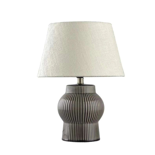 Terrona E27 Ceramic Table Lamp 27.5X38Cm - Taupe PAN HOME