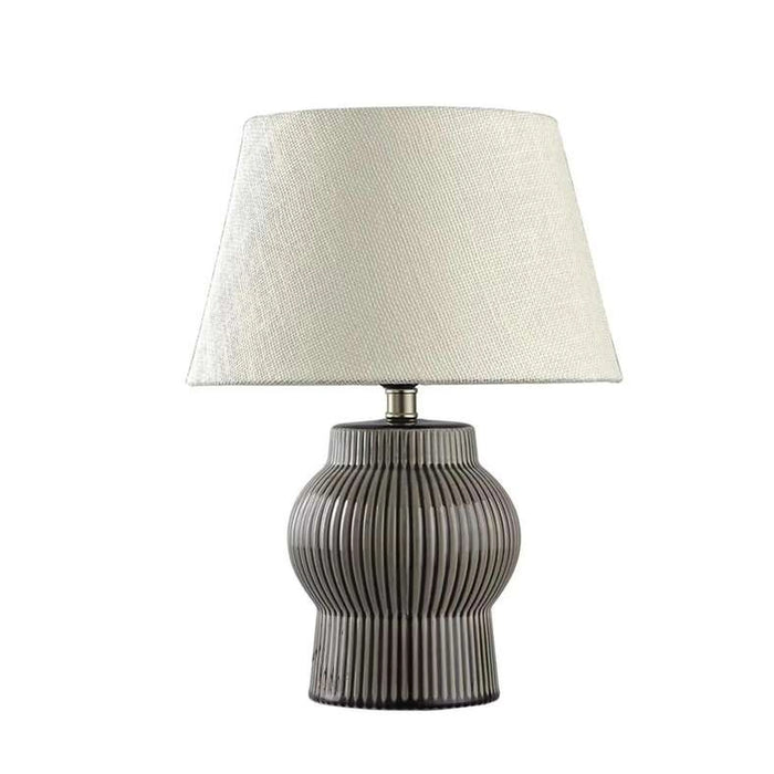 Terrona E27 Ceramic Table Lamp 27.5X38Cm - Taupe