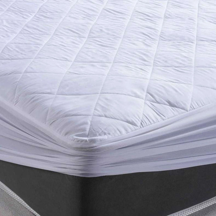 Terry Waterproof Mattress Protector 160X200X33Cm - White