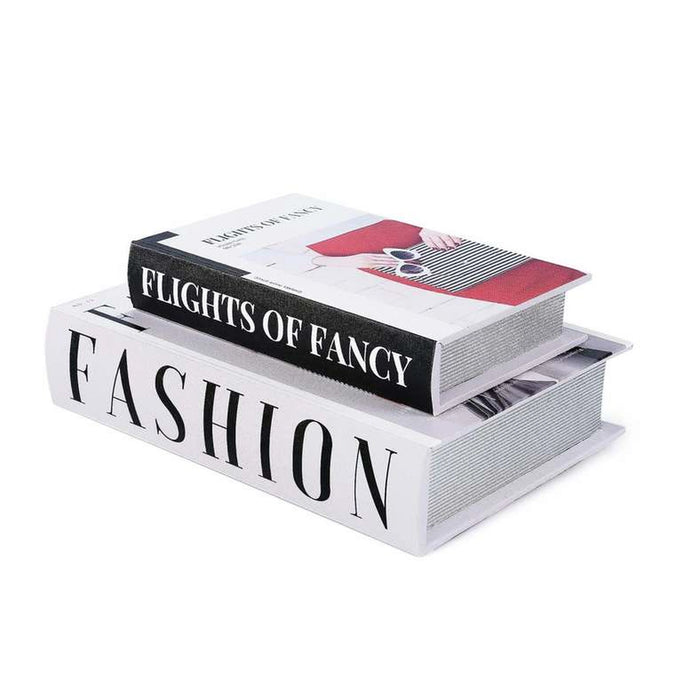 The Fashion Set Of 2 Book Box 32X24X8Cm-Grey