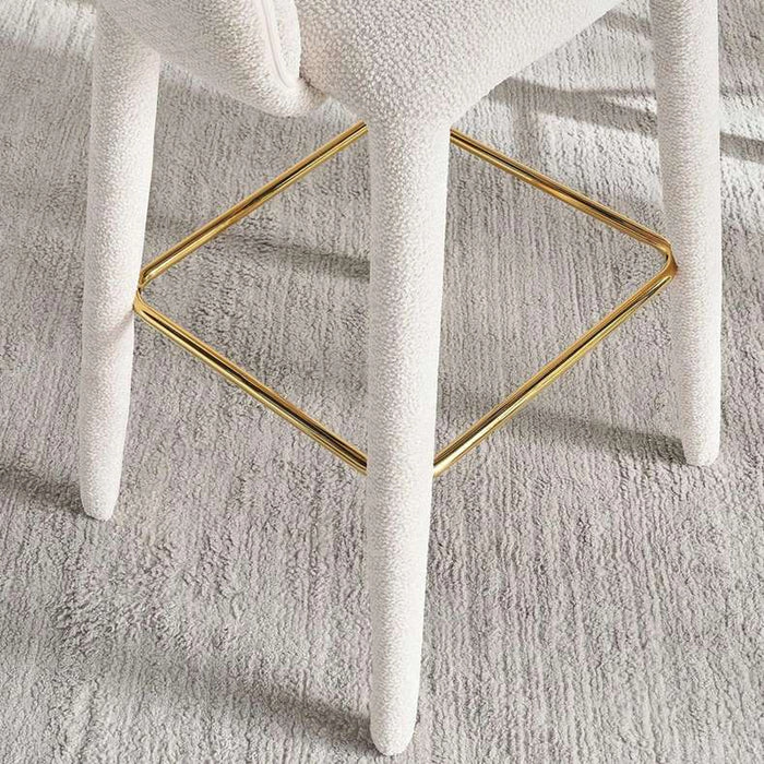 Theron Bar Chair Upholstered - Beige
