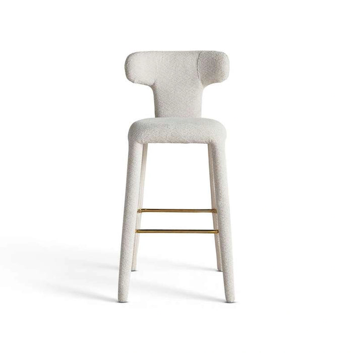 Theron Bar Chair Upholstered - Beige