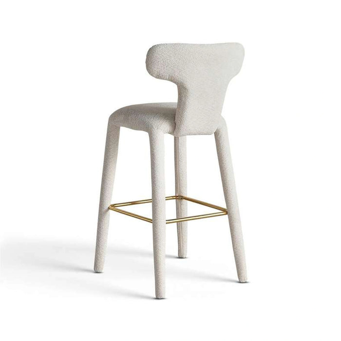 Theron Bar Chair Upholstered - Beige