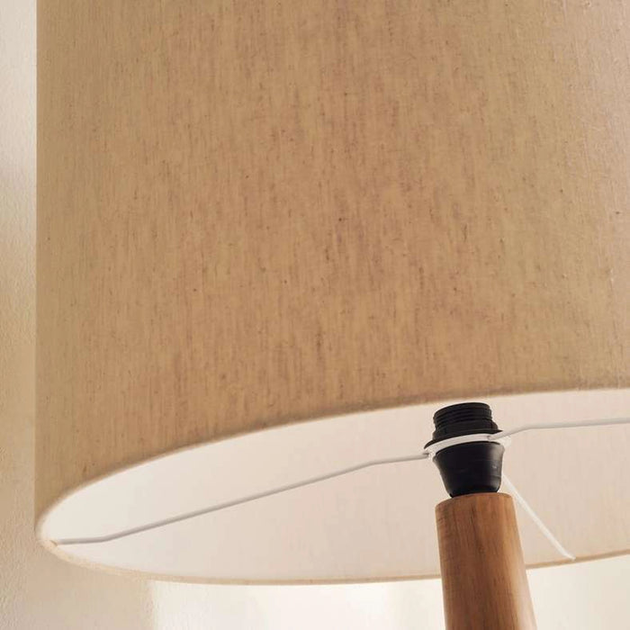 Thropic E27 Wooden With Jute Shade Floor Lamp Dia 55X211Cm - Natural