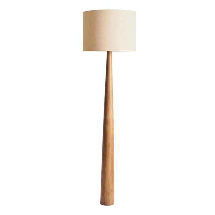 Thropic E27 Wooden With Jute Shade Floor Lamp Dia 55X211Cm - Natural