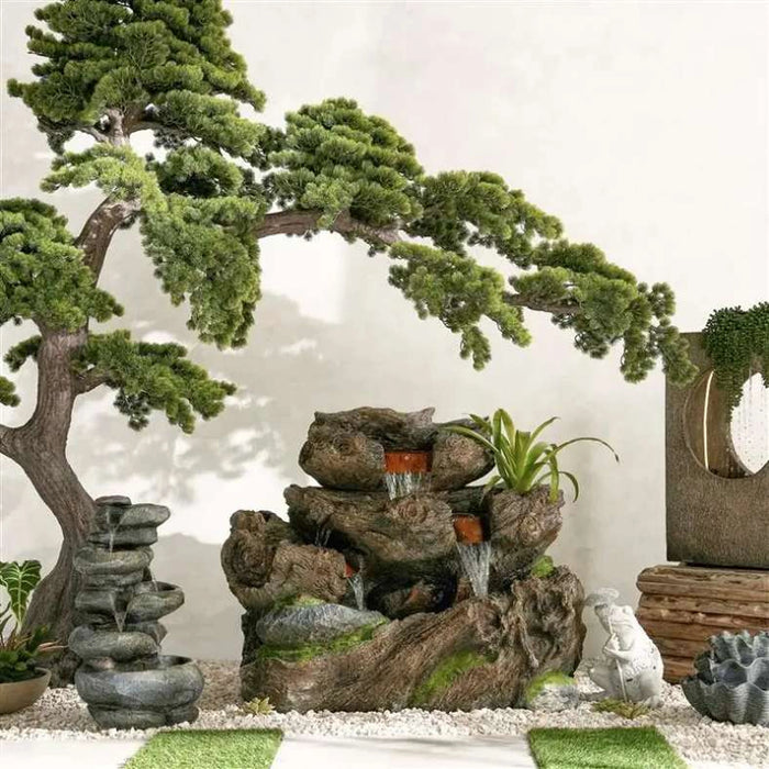 Thy Wood Glass Terrarium Clear/Natural 20X20X40Cm