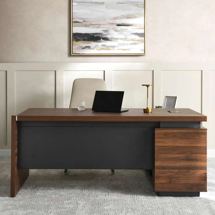 Tiber Office Desk - Walnut