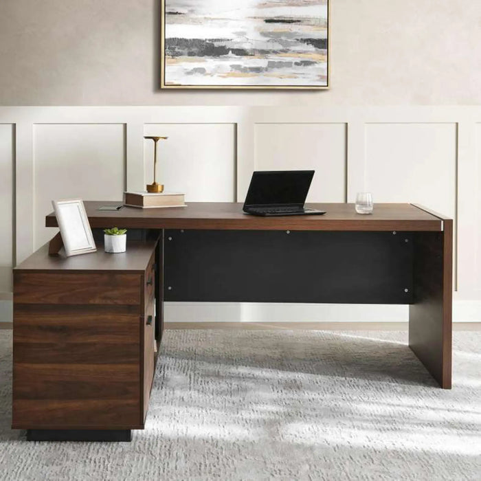 Tiber Office Desk - Walnut