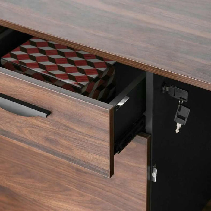 Tiber Office Desk - Walnut