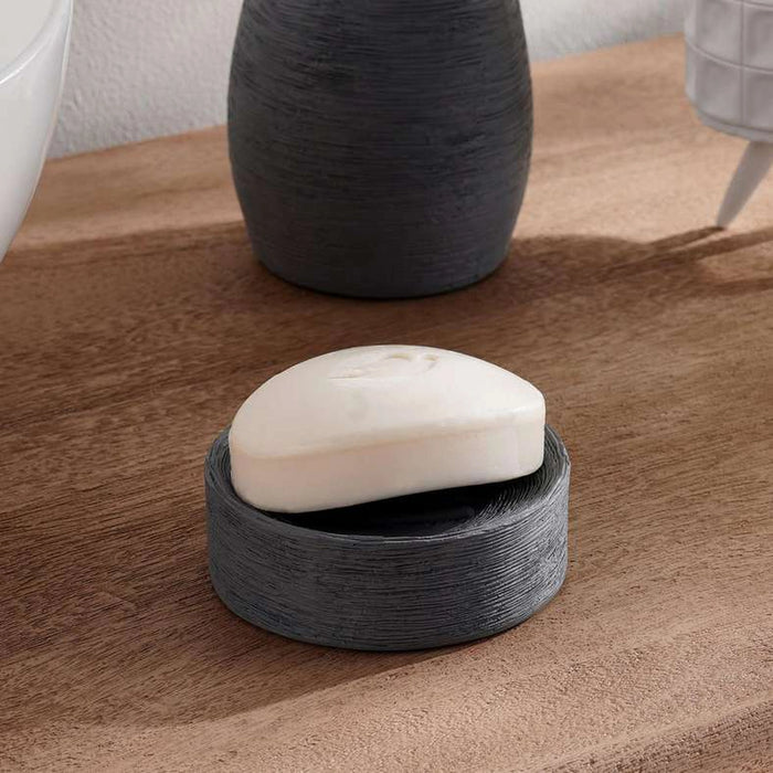 Tide Resin Soap Dish 13.8X 9.8X 2.3 Cm - Grey