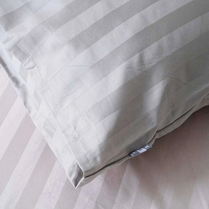 Tiffany 2-Piece Pillow Case Set 50X75Cm - Silver Grey