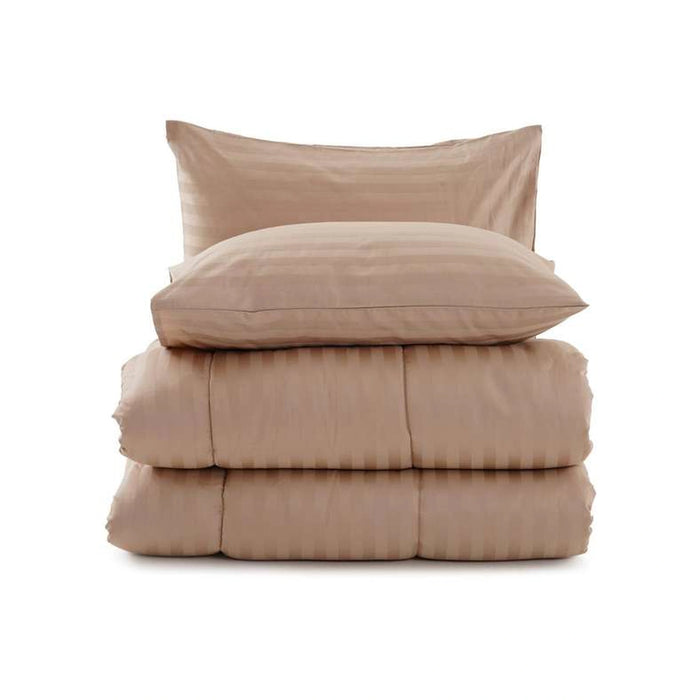 Tiffany 3-Piece Comforter Set 160X240Cm - Beige