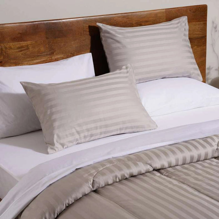 Tiffany 3-Piece Comforter Set 160X240Cm - Silver Grey