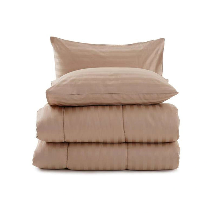Tiffany 3-Piece Comforter Set 200X240Cm - Beige