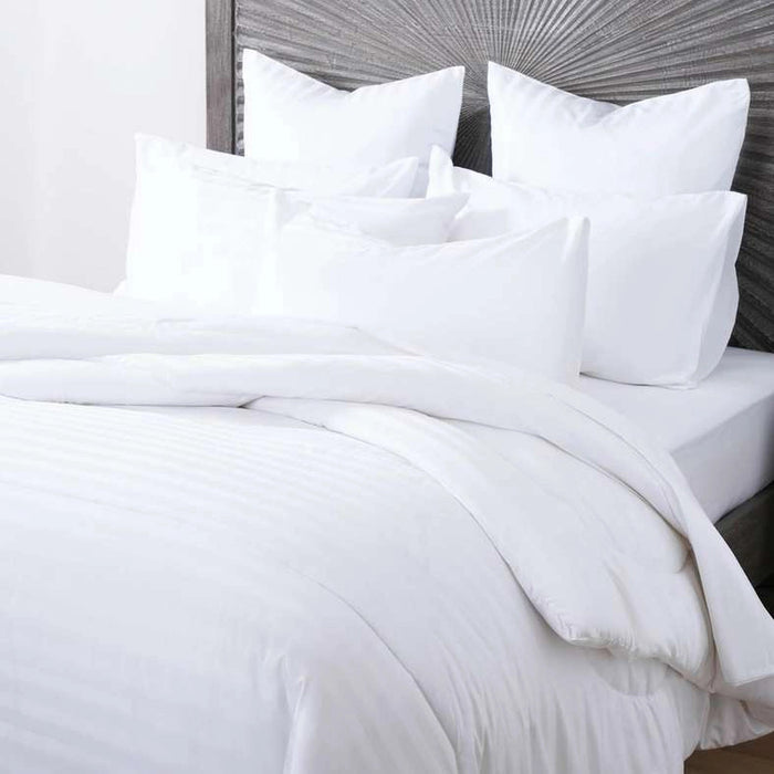 Tiffany 3-Piece Comforter Set -White Pan Home