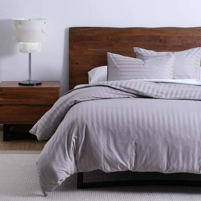 Tiffany 3-Piece Duvet Cover Set 230X220Cm - Silver Grey