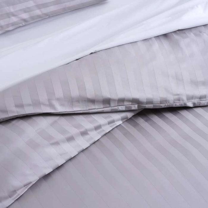 Tiffany 3-Piece Duvet Cover Set 230X220Cm - Silver Grey