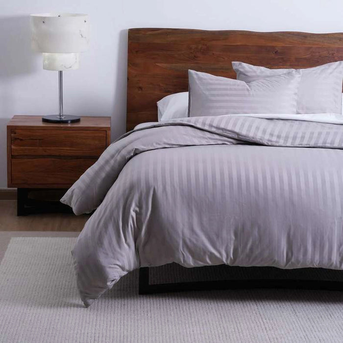 Tiffany 3-Piece Duvet Cover Set 260X220Cm - Silver Grey