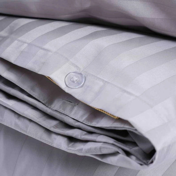 Tiffany 3-Piece Duvet Cover Set 260X220Cm - Silver Grey