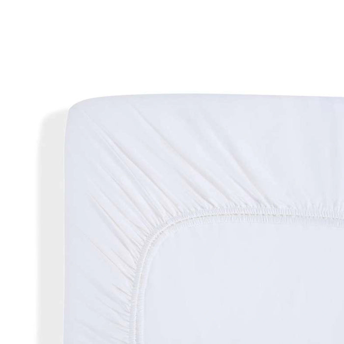 Tiffany Fitted Sheet 160X200+33Cm - White