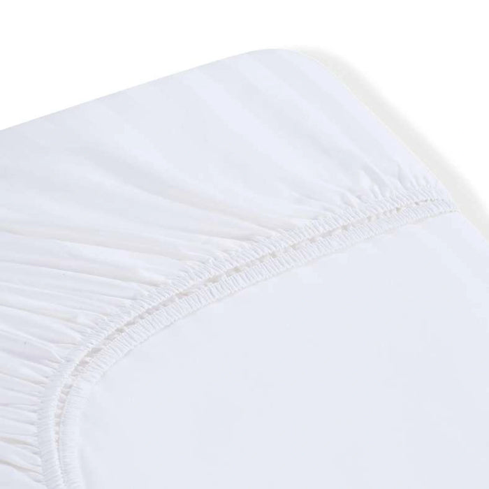 Tiffany Fitted Sheet 160X200+33Cm - White