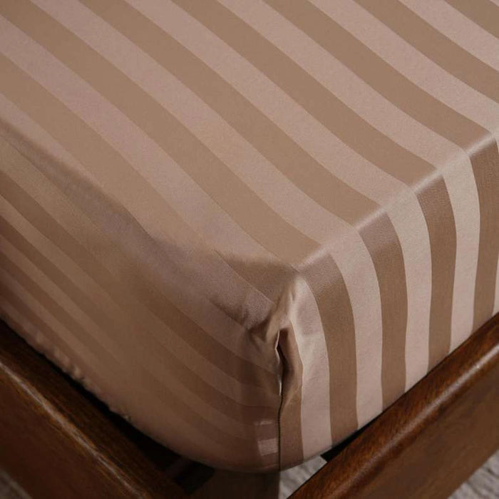 Tiffany Fitted Sheet 180X200+33cm - Beige
