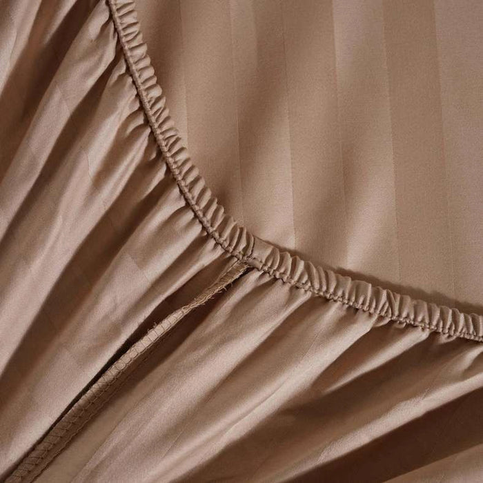 Tiffany Fitted Sheet 180X200+33cm - Beige
