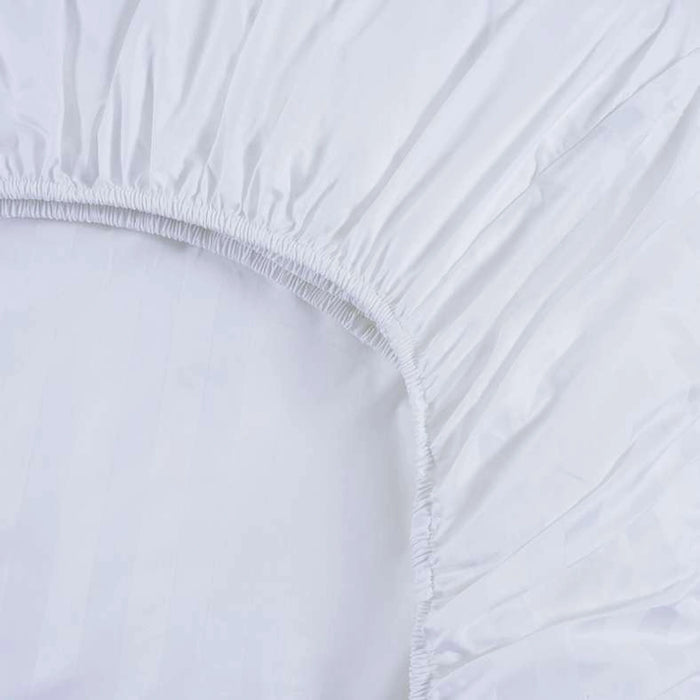 Tiffany Fitted Sheet 200X200+33Cm - White