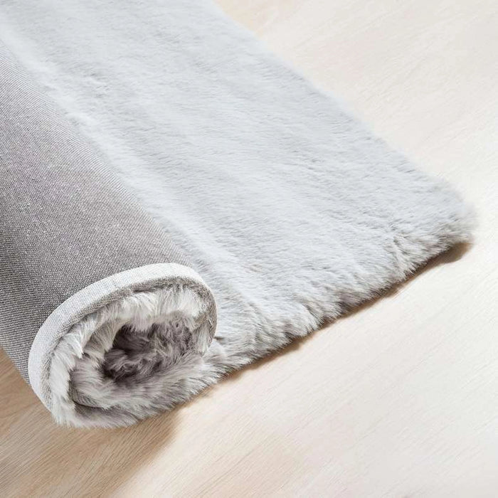 Tiffany Luxury Comfort Fur Rug 240X360Cm - Silver