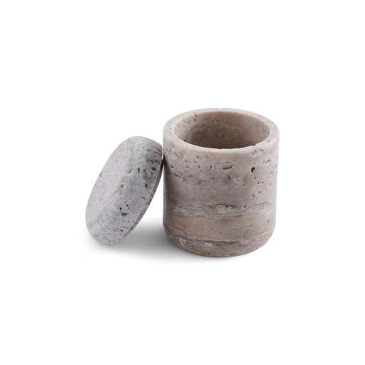 Tiffany Marble Cotton Jar Dia9X11.3Cm - Grey PAN HOME