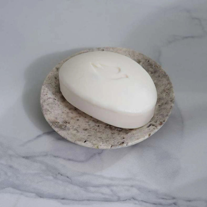 Tiffany Marble Soap Dish 11.5X11.5X2Cm - Grey