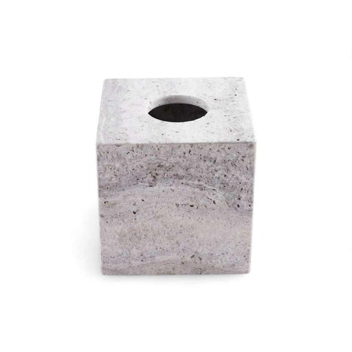 Tiffany Marble Tissue Box Cover 15X15X15Cm - Grey PAN HOME