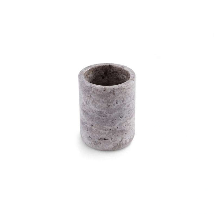 Tiffany Marble Tumbler Dia7.5X10Cm - Grey