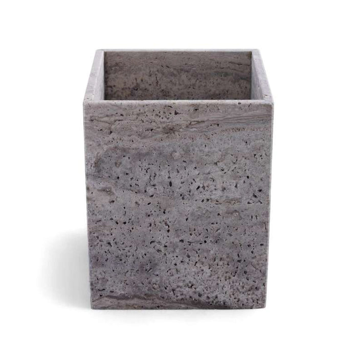 Tiffany Marble Waste Bin 20X25Cm - Grey