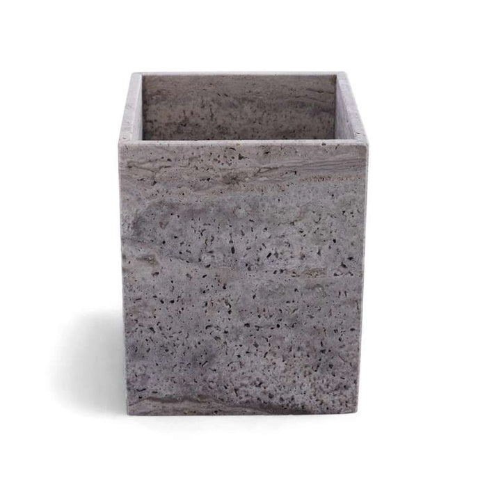 Tiffany Marble Waste Bin 20X25Cm - Grey