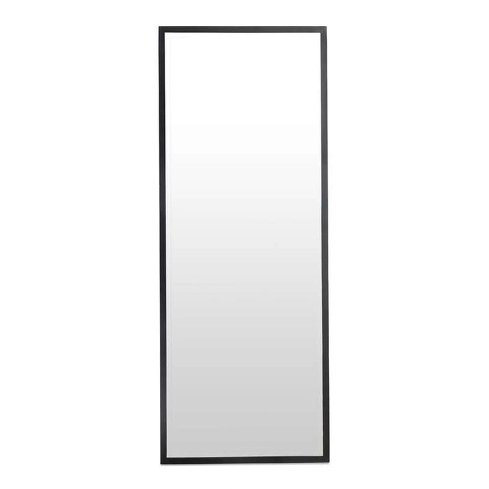 Tiffany Metal Narrow Wall Mirror 51X132Cm - Black Nickel