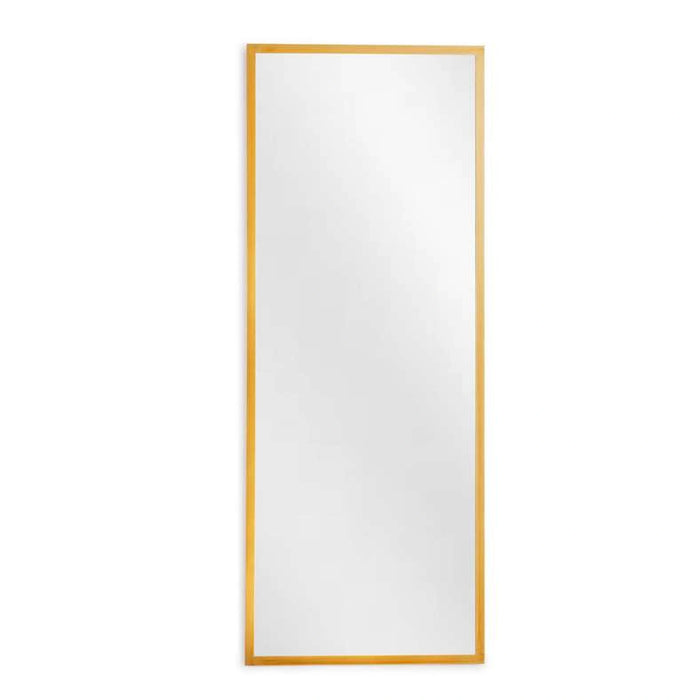 Tiffany Metal Narrow Wall Mirror 51X132Cm - Brass Gold