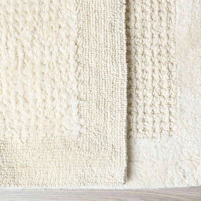 Tiffany Reversible Bath Mat -Cream Pan Home