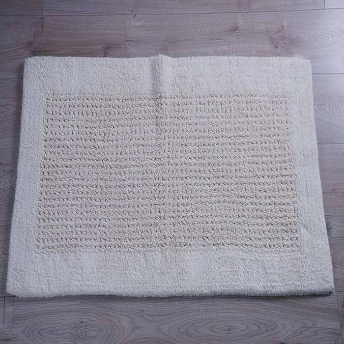Tiffany Reversible Bath Mat 65X120Cm-Cream