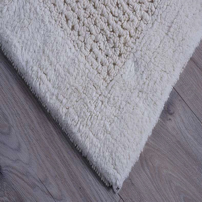 Tiffany Reversible Bath Mat 65X120Cm-Cream