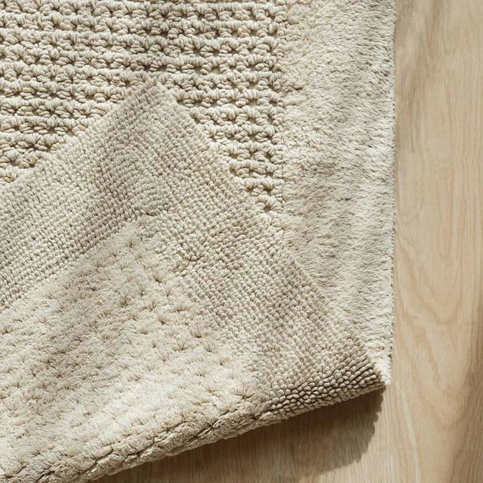 Tiffany Reversible Bathmat 65X120Cm - Flax