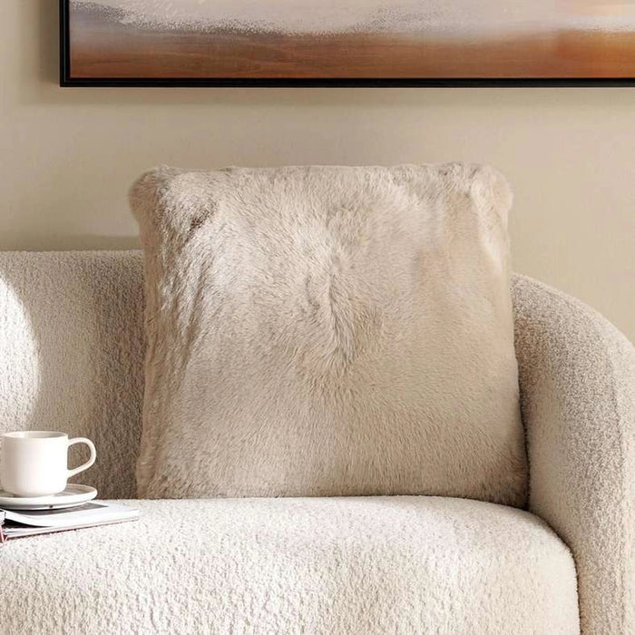 Tiffany Supersoft Down Alternative Filled Cushion 50X50Cm - Taupe