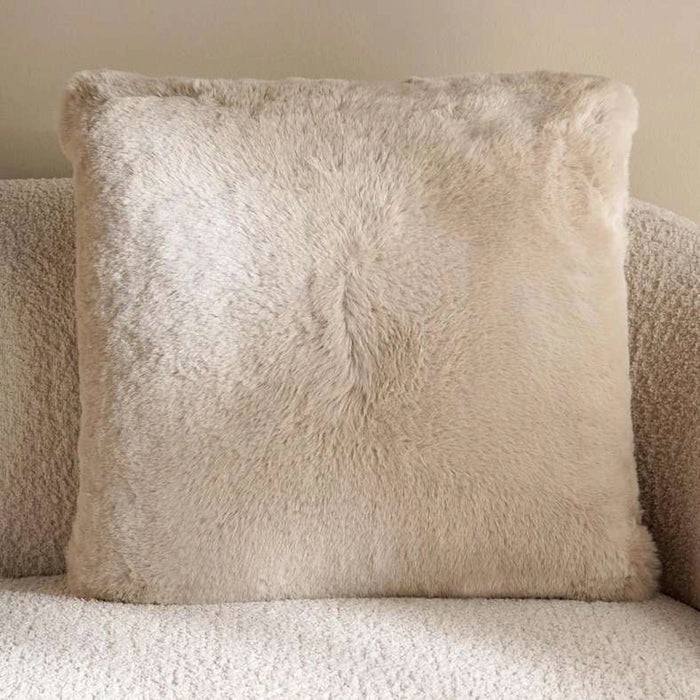 Tiffany Supersoft Down Alternative Filled Cushion 50X50Cm - Taupe
