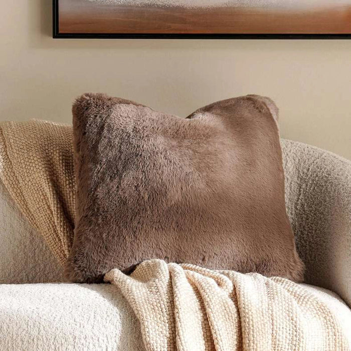 Tiffany Supersoft Down Alternative Filled Cushion 50X50Cm - Tobacco