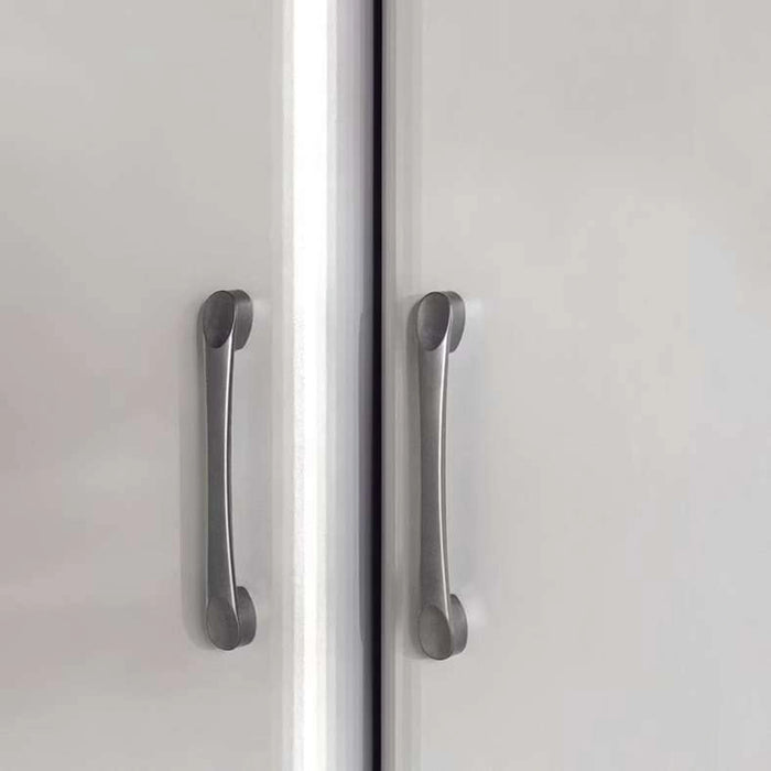 Tinash High 3 Door Wardrobe - Grey & Walnut